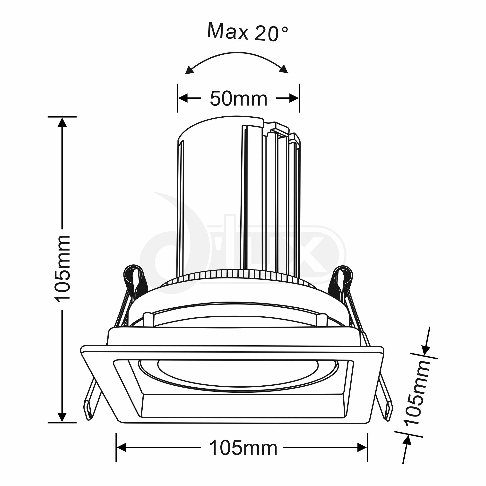 Bezz 12 Recessed Ceiling Luminaires Dlux Round Recess Ceiling